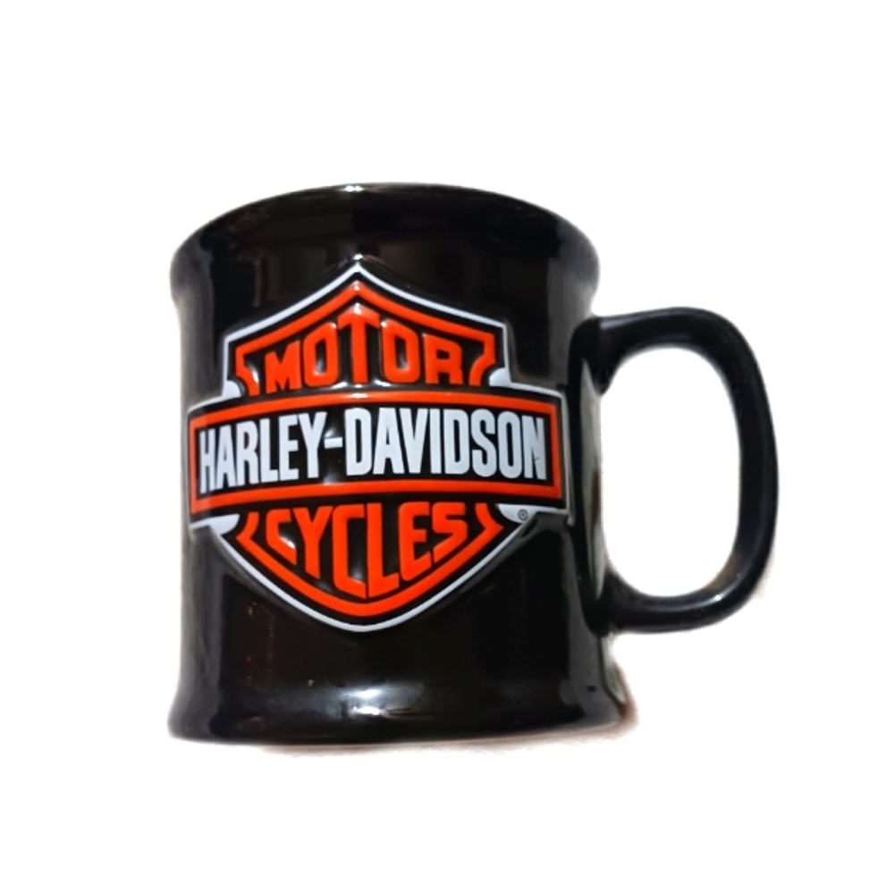 Vintage Harley-Davidson ceramic mug